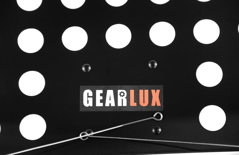 Gearlux Lightweight Vented Die-Cast Sheet Music Stand with Height Adjustment up to 71 Inches and Triple Layer Anti-Rust Coating - Image 2